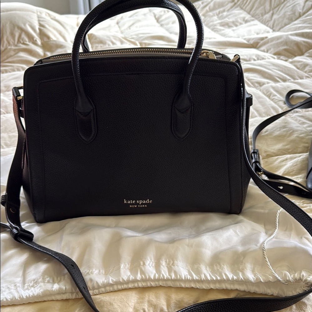 kate spade Black Satchel with Timeless Elegance